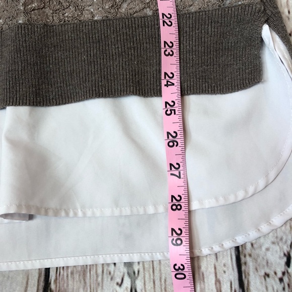 Simply Vera Vera Wang Mixed Media Sweater Medium - Picture 10 of 15